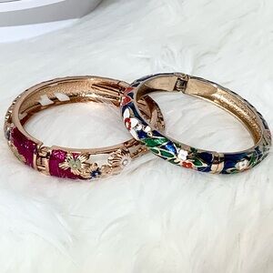 Jiu Long Xing Ceramic Bangle Bracelets NWOT